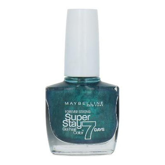 Maybelline York Forever Strong Pro Nail Varnish Blue Metal 10ml 7 Day Wear