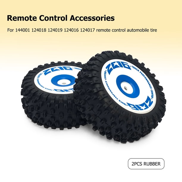 2/4 Uds. Neumáticos de goma de repuesto para coche RC para Wltoys 124019 124016 124017