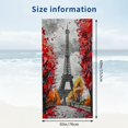 thumbnail image 3 of PHYHOO Eiffel Tower Beach Towel Large Lightweight Microfiber Towel Super Absorbent Sand Free Beach Blanket Thin Quick Dry Pool Towel for Beach Travel Sports Pool Bath Camping Yoga 30x60in, 3 of 8