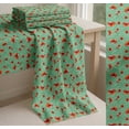 thumbnail image 6 of Soimoi Green Cotton Poplin Fabric Text & Poppy Floral Print Sewing Fabric Yard 56 Inch Wide, 6 of 7
