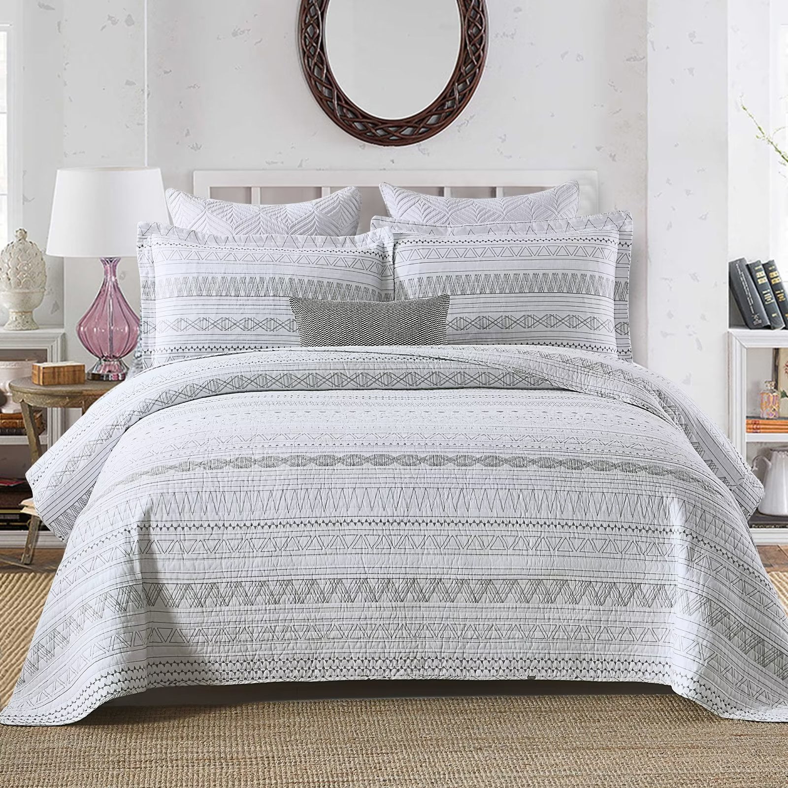Bedduvit Cotton Quilt Queen Size 3 Pieces 100 Cotton Lightweight