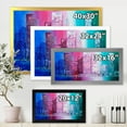 thumbnail image 4 of Designart 'Abstract Style Cityscape Panorama Skyscrapers II' Modern Framed Art Print, 4 of 4