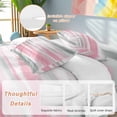 thumbnail image 2 of Pink Grey 4 Piece Duvet Cover Set Full Size Abstract Vintage Ombre Mottled Texture Farmhouse Soft Bedding Set Comforter Cover, 1 Duvet Cover 1 Flat Sheets and 2 Pillowcases, 2 of 9