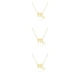 thumbnail image 4 of Collar de constelaciones de amistad Escorpio oro Qarigey, 4 of 6