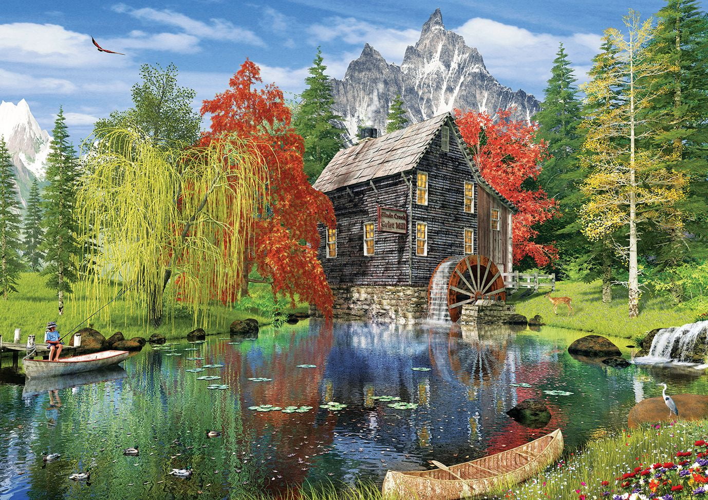 Crystal Mill  EG60005473 Eurographics Puzzles 1000 Piece Jigsaw Puzzle 