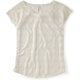 thumbnail image 1 of Aeropostale Blusa de encaje con espalda a rayas para mujer, blanca, extragrande, 1 of 1