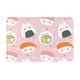 thumbnail image 1 of Balery Cute Sushi Felpudo de franela, resistente a las manchas y a la decoloración, para uso interior y exterior, fácil de limpiar, 40 x 60 cm, 1 of 7