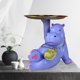 thumbnail image 4 of Estatuilla de animales de resina, almacenamiento de Perfume, bandeja de joyería para tocador, esculturas, bandejas de aperitivos dulces, decoración de 12x12x17.5cm púrpura Soledad Escultura de escritorio, 4 of 9