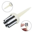 thumbnail image 4 of Uxcell 2.2 Inch Golf Tee Brush Top, 12 Pack Unbreakable Plastic Golfing Tees for Men and Women, White, 4 of 6