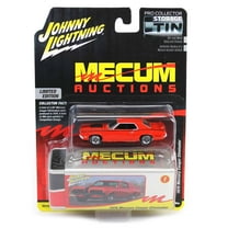 1/64 1970 Mercury Cougar Eliminator Orange Mecum Johnny Lightning Tin JLCT015-A1