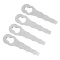 thumbnail image 4 of Lawn Mower Blades Set,Lawn Mower Blades 4PCS Heavy Duty Mower Blades Lawn Mower Blades Unrivaled Performance, 4 of 14