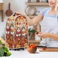 thumbnail image 3 of HELLHERO Kitchen Blender Dust Covers for Home Kitchen Indoor Reusable, Fitted Blender Protection 15.94"H x 9.45"L x 7.28"W Cat Maple Leaf, 3 of 6