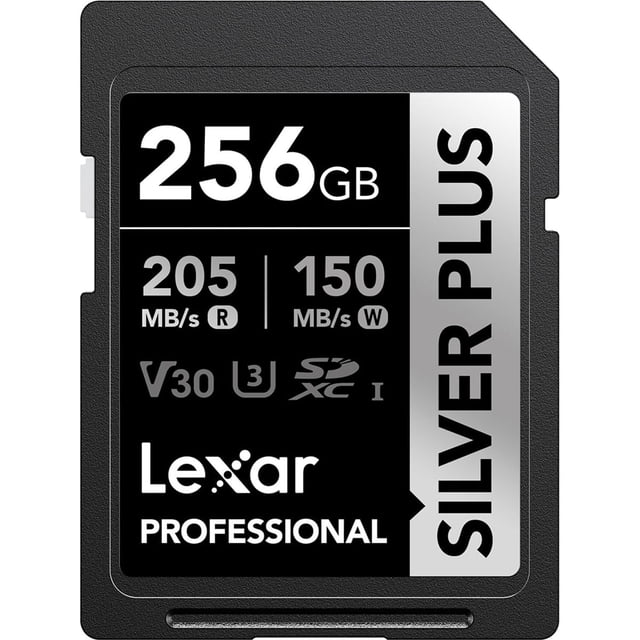 Tarjeta de memoria Lexar Silver Plus 256 GB SDXC UHS-I