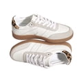 thumbnail image 2 of LUCKY STEP Classic Retro Sneakers Fashion Casual Shoes,White&Beige,Womens, 2 of 6