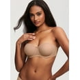 thumbnail image 5 of Women's Mesh Strapless Bra Sheer Unlined See Through Underwire Bras Plus Size, 5 of 5