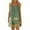 Army Green, variant on IROINNID Women's Plus Size Shift Dress Casual Round-Neck Loose Dress Prints Drop Waist Dress