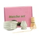 thumbnail image 3 of Juego de Matcha, cuenco de cerámica con para amantes del té, cuchara de bambú, utensilios de portátiles, juego de té japonés para un Verde gris, 3 of 9
