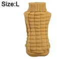 thumbnail image 2 of Suéter cálido de invierno para mascotas, suéter de color sólido de alta elasticidad para perros y gatos, ropa 1354, 2 of 5