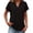 Black_BC03, variant on Womens Summer Tops Short Sleeve Basic Casual V Neck T Shirts Trendy Lightweight 2026 Light Green 2XL