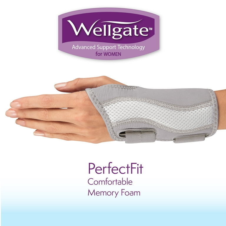 Wellgate for Women, PerfectFit Wrist Brace for Wrist Support, Right 