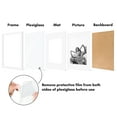 thumbnail image 3 of Americanflat 11x14 Picture Frame with Polished Plexiglass with 8x10 Mat 5 Pack Display Photo Galleria - White, 3 of 8