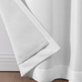 thumbnail image 6 of Martha Stewart, Spellbound Curtain Panel Pair, White, Pole Top/Back Tab, Black out, Indoor, Adult, 2 Piece Set, 50" x 84", 6 of 16