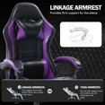 thumbnail image 5 of Video Game Chair for Adults, Computer Chair Gaming Chairs for Kids, Adjustable Lumbar Pillow Headrest Office Desk Chair Gamer Chair with Footrest, 5 of 13