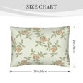 thumbnail image 2 of Queen Size Pillows Cases Standard Size 20x26 In - Rose (2) Soft Comfort Envelope Closure Pillowcases Standard, 2 of 5