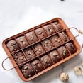thumbnail image 3 of Baking Mould Cake Tin Brownie with Dividers Loose Base Square 20 cm, 3 of 5
