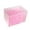 clear pink, variant on Earring Rings Necklaces Storage Box Removable Drawer False Nail Storage Case clear pink