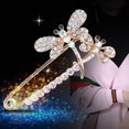 thumbnail image 2 of Doble Dragonfly Sweater Pin De Solapa Broche Decoración Sunnimix broche de pasador de seguridad, 2 of 8