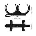 thumbnail image 2 of GOOHOCHY Soporte Portátil Para Dos Bolas De Golf Con Clip Plegable Y Rotatorio Negro, 2 of 8