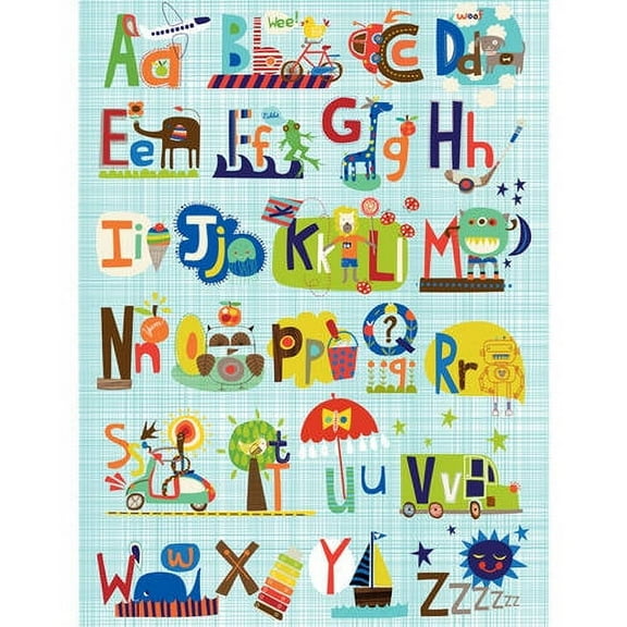 Oopsy daisy, Fine Art for Kids Oopsy daisy 'Critters, Cars and Creatures' 24-inch Stretched Canvas Wall Art
