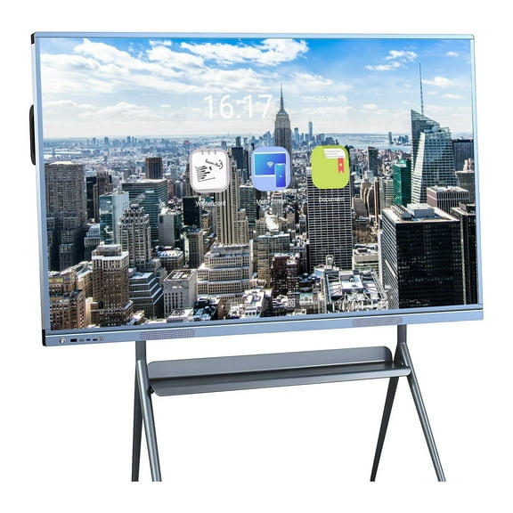 BELNET 55''4K UHD Interactive Whiteboard, Smart Board, All in One Smartboard for Office, Digital Smart Whiteboard Built in Dual System for Classroom