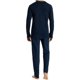 thumbnail image 3 of UNCOVER by SCHIESSER Pijama de Hombre 2 Piezas - largo, Cuello en V, Algodón, estampado Azul scuro M (Medium), 3 of 3