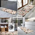 thumbnail image 2 of Chihuahua and Flower Florals Kitchen Rug Mat,Kitchen Runner Rugs Non Skid Washable,Decorative Kitchen Floor Mats for Kitchen,Sink,Laundry,17"X47", 2 of 5