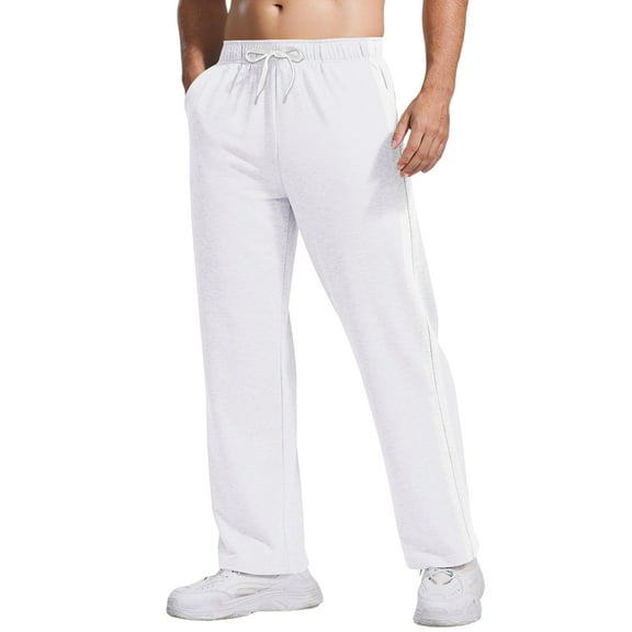 Men's Jogging Pants Training Fitness Pants Men Men's Four Season Casual Sports Drawstring Letter Sports Baggy Pants Casual Long Trousers Big Size Loose Legged Pants