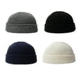 thumbnail image 1 of Sonducket Gorros de punto elásticos de 4 piezas, gorras bordadas a la moda, gorro práctico de Hip Hop para ciclismo al aire libre tipo 5 Sombreros tipo 6, 1 of 6