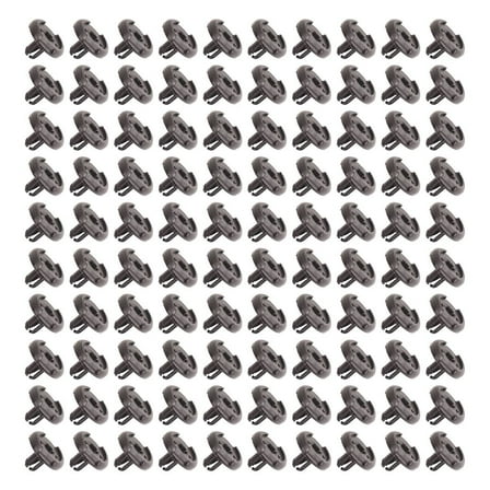 100-Piece Fender Liner Fastener Rivet Clips Retainer Set - Black