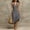 *Dark Gray, variant on ClodeEU Women's Halter V Neck Asymmetrical Ruffle Hem Midi Dress,Casual Summer Vacation Dress Army Green,Women's Plus L