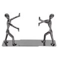 thumbnail image 4 of DEWIN 2Pcs Book Ends, Black Book Holders Human Shape Modern Stylish Special Design Stainless Steel Bookends Decorative, 4 of 8