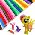 thumbnail image 4 of 100PCS Pipe Cleaners Chenille Stems Assorted Colors for DIY Art Craft Decorations, 4 of 9