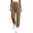 Beige, variant on Cmfcve Cargo Pants for Women Lightweight Hiking Pants High Waist Drawstring Casual Joggers with Pockets