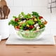 thumbnail image 2 of 1 cuenco para ensalada de 18 cm, de vidrio transparente resistente al calor, para postres, frutas y fideos., 2 of 6