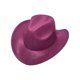 thumbnail image 1 of Minnieouse Sombrero de vaquero clásico de lana ajustable cuerda tela transpirable suave cómodo sombra Metal Ferora Color vestido gorra invierno Sombreros Vino rojo, 1 of 6