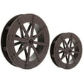 thumbnail image 1 of SHOWERORO 2 Pcs Roue d'Eau pour Aquarium Brun Foncé, Roue de Fontaine DIY, Ornement en Résine Léger pour Décoration d'Aquarium, 1 of 7