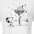 thumbnail image 3 of Peanuts - Snoopy Woodstock Igloo - Juniors Cropped Cotton Blend T-Shirt, 3 of 6