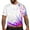 Purple, variant on Ediodpoh Men's 3D Pattern Printed Short Sleeve T Shirts Casual Graphics Tees Mens Tops Hot Pink XXL