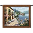 thumbnail image 2 of Fine Art Tapestries Overlook Cafe I Wall Tapestry, 2 of 2