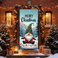 thumbnail image 2 of Ouuluon Festive Christmas Door Cover, 35X71 inch Curtain for Door Wall Holiday Party Decoration, 2 of 7